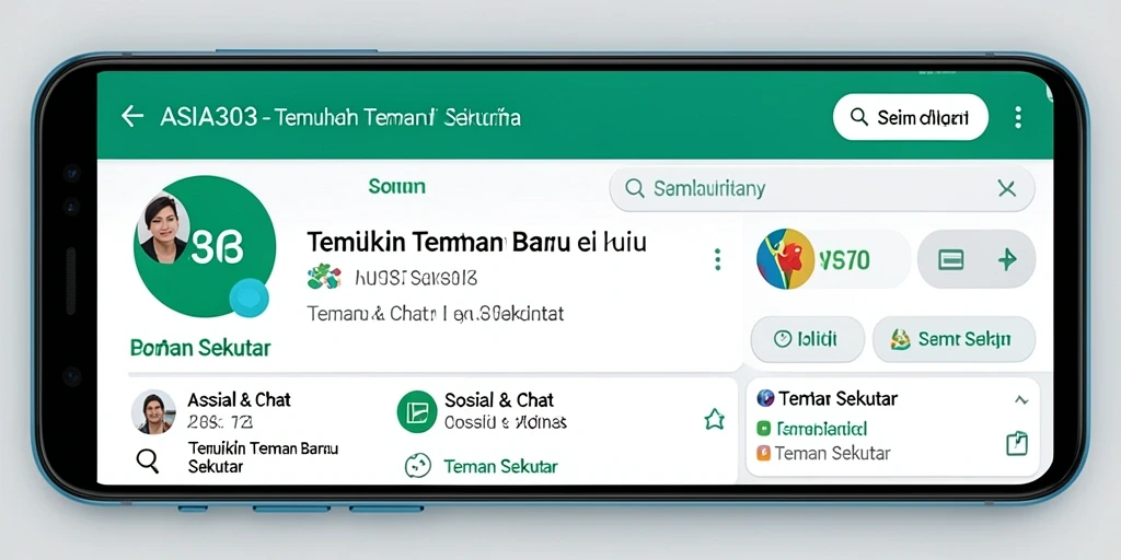 Tampilan antarmuka ASIA303 yang bersih dan fungsional.