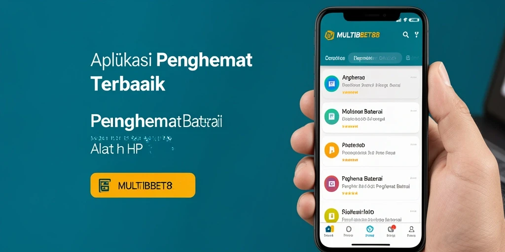 Antarmuka aplikasi MULTIBET88 untuk menghemat baterai.