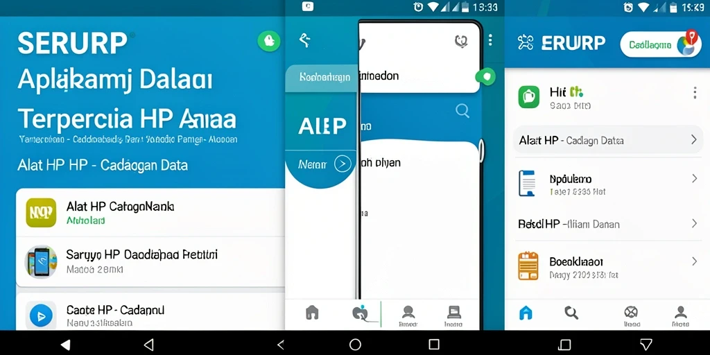 Antarmuka SERURP yang sederhana dan efektif untuk cadangan data.