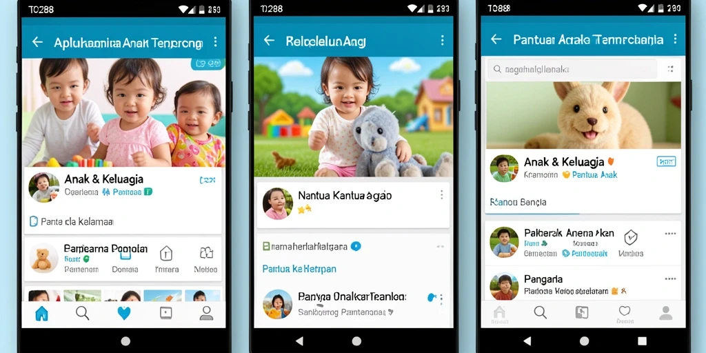 Antarmuka TO288 yang menampilkan fitur pemantauan anak yang intuitif.