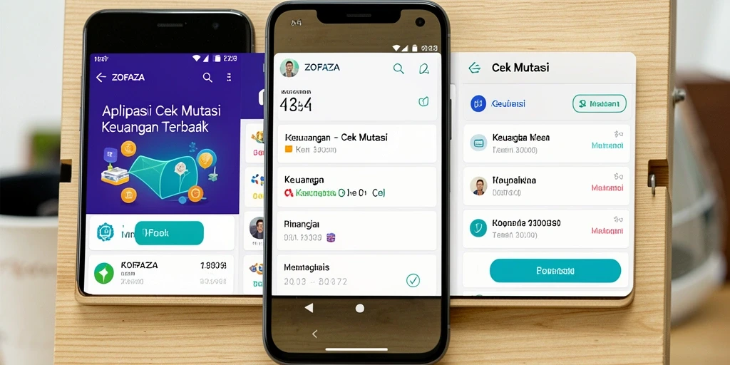 Antarmuka ZOFAZA untuk cek mutasi keuangan yang user-friendly.